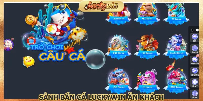 Bắn Cá Luckywin: Đổi Thưởng Jackpot Cực Lớn 1 Sảnh bắn cá Luckywin ăn khách